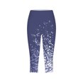 thumbnail image 5 of Aimik Plus Size Capri Shorts for Women Summer Floral Print Beach Sports Pant Slim Fit Tights Stretchy Soft Cropped Pants, 5 of 6