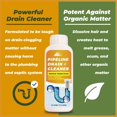 thumbnail image 3 of Concentrated Pipeline Drain Cleaner , Drain Clog Remover, Remove  and Soap Scum Dissolver for Bathroom, Kitchen, Shower, Sink and Toilet, Safe for Pipes & Septic Systems, 17 oz, 3 of 6