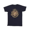 thumbnail image 1 of Harry Potter Mens Gold Hogwart Crest T-Shirt, 1 of 3