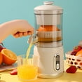 thumbnail image 6 of INSMART Electric Citrus Juicer with LCD Display,3-Speed Adjustable,600ml Capacity,110mm Wide Mouth,Type-C Rechargeable,45W Powerful Squeezing for Whole Fruits,Portable Home Kitchen Appliance Beige, 6 of 7