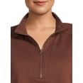 thumbnail image 4 of Terra & Sky Women's Plus Size Quarter-Zip Sweatshirt, 4 of 5