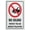 Warning Sign 6, variant on No Left Turn Outdoor Safe Sign - 8"x12", UV Protected, Weatherproof - Intersection, Street, Parking Lot, Road Alert