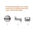 thumbnail image 3 of Manual Spiral Twisted Potato Slicer Stainless Steel  Potato Twister - with Three Blades Manual Potato Twister Tornado Slicer Cutter Spiral Cutting Machine Shredders, 3 of 5