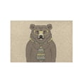 thumbnail image 4 of MKHERT Funny Hipster Bear in Tie and Glasses with Mustache Placemats Table Mats for Dining Room Kitchen Table Decoration 12x18 inch,Set of 4, 4 of 4