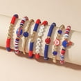 thumbnail image 2 of AEXTO Game Day Football Charm Bracelet: Stackable Sports Jewelry for Moms & Dads - Perfect for Football Fans, 2 of 4