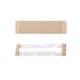 thumbnail image 4 of Sujetador con aros extensor convertible push up sin tirantes Demi Cup para mujer uxcell Beige 34C, 4 of 7