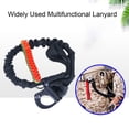 thumbnail image 2 of Mountaineering Rope Strong Load-bearing Multipurpose Good Tensile Nylon Tactical Braided Hand Rope Outdoor Supplies-Black, 2 of 8