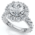 thumbnail image 2 of Pompeii Certified 4 1/2Ct Diane Diamond Engagement Ring 14k Gold or Platinum Lab Grown, 2 of 3