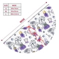 thumbnail image 3 of Sikiie Lavender Bicycle 30-48 inches {designName} Print Christmas Tree Skirt Snowman Xmas Tree Skirt with Edge Christmas Decorations for Holiday Party48", 3 of 7