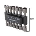 thumbnail image 7 of 14 Pcs Power Nut Driver Drill Bit Set 1/4 Inch Hex Shank Socket Adapter Bolt Driver Repairing Tool Set Kit, 7 of 7