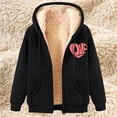 thumbnail image 1 of LOVZFMLL Vestes pour Femmes Longues à Capuche Tunique Hiver Chaude Doublée en Molleton à Fermeture Éclair Sweat à Capuche Veste Manteau, 1 of 4