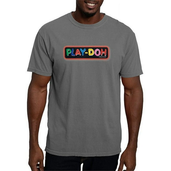 CafePress - Play Doh Stitched Logo T Shirt - Mens Comfort Colors Shirt