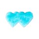thumbnail image 2 of Heart Shape Fluffy Bathroom Rug Non-Slip Washable Carpet Mat for Bedroom Living Room Home Decor 1-Pack, 2 of 6