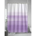 thumbnail image 5 of Purple White Shower Curtain, Abstract Modern Brush Strokes Bathroom Decor Curtains Set with Hooks, Waterproof Fabric Home Accessories， 60 X 72 Inch Long, 5 of 6