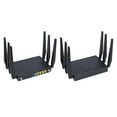 thumbnail image 1 of Enrutador Wifi 6, Enrutador Wifi para juegos, Internet Inalámbrico de Alta Velocidad 1000Mbps Rojo Gigabit Ethernet Enrutador Wifi 5G Enrutador CPE 5G de DoBle Banda, 1 of 7