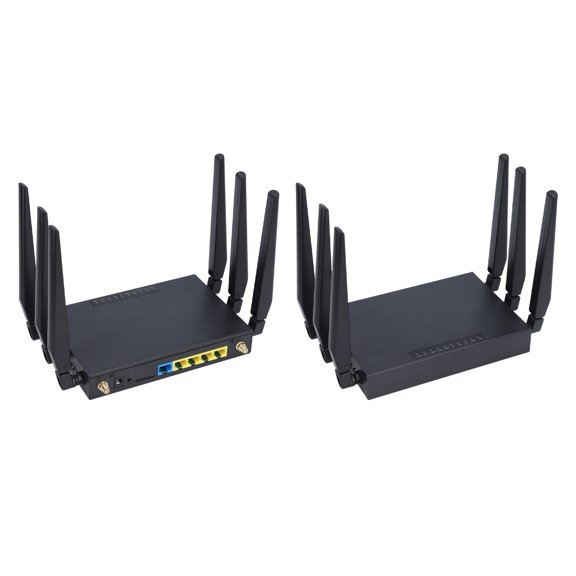 Enrutador Wifi 6, Enrutador Wifi para juegos, Internet Inalámbrico de Alta Velocidad 1000Mbps Rojo Gigabit Ethernet Enrutador Wifi 5G Enrutador CPE 5G de DoBle Banda