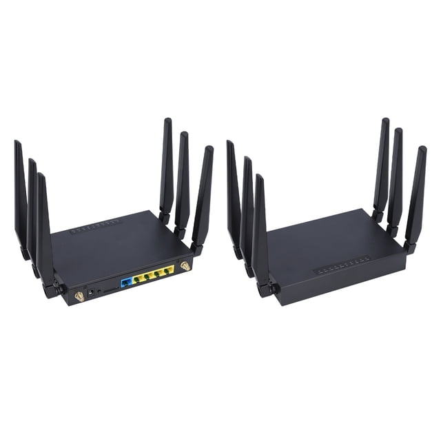 Enrutador Wifi 6, Enrutador Wifi para juegos, Internet Inalámbrico de Alta Velocidad 1000Mbps Rojo Gigabit Ethernet Enrutador Wifi 5G Enrutador CPE 5G de DoBle Banda