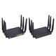 thumbnail image 1 of Enrutador Wifi 6, Enrutador Wifi para juegos, Internet Inalámbrico de Alta Velocidad 1000Mbps Rojo Gigabit Ethernet Enrutador Wifi 5G Enrutador CPE 5G de DoBle Banda, 1 of 7