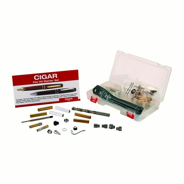 Woodturning Project Kit to make Cigar Pen Starter Set