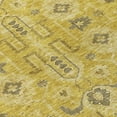 thumbnail image 5 of 10' X 14' Gold Wheat And Gray Oriental Washable Indoor Outdoor Area Rug, 5 of 5
