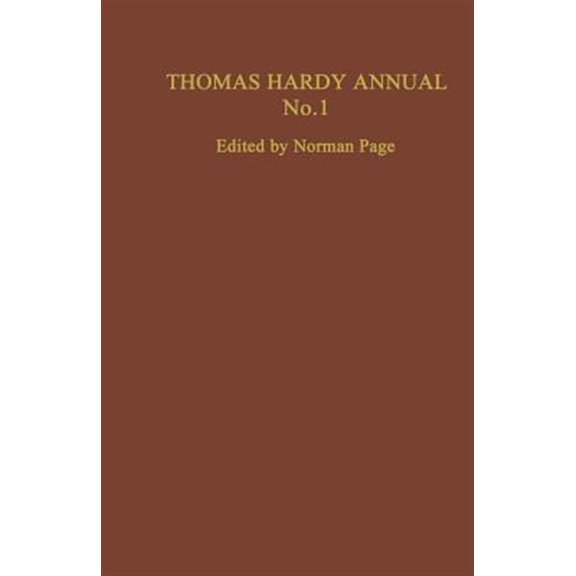 Pre-Owned Thomas Hardy Annual No. 1, (Paperback)