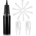 thumbnail image 1 of Exercise Ball Hand Pump Fitness Yoga Ball Air Pump Ball Inflator Pump With 2 Pieces Exercise Ball Plug Removers And 10 Pieces Exercise Ball Air Plugs, 1 of 5