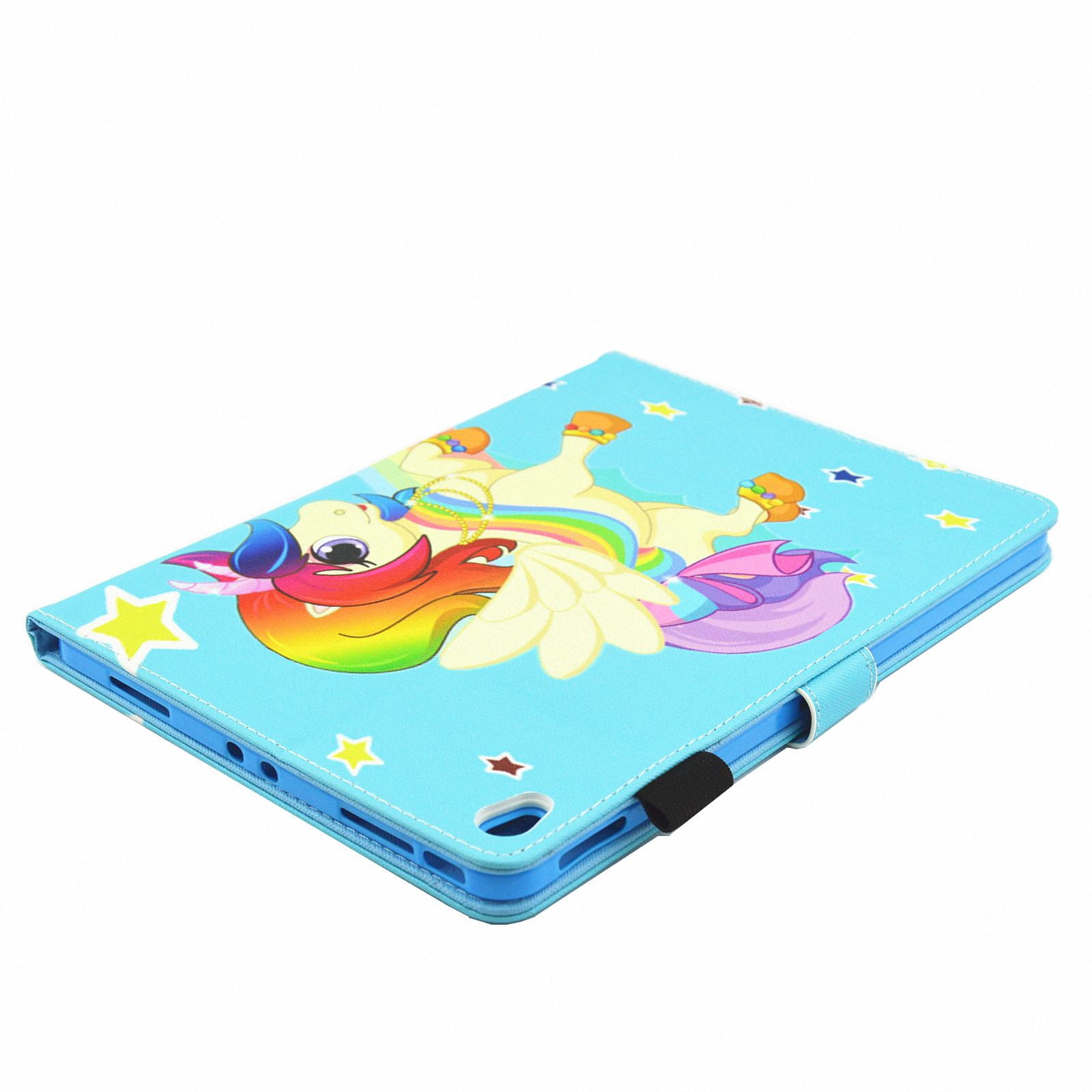 iPad Pro 11 inch 2018 Case, Allytech [Not Supported Apple Pencil Magnetic Attachment] Smart Book Style Stand Protective Case for Apple iPad Pro 11 Inch Tablet (2018), Star Unicorn