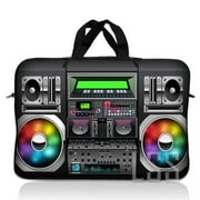 LSS 17 inch Laptop Sleeve Bag Carrying Case Pouch with Handle for 17.4" 17.3" 17" 16" Apple MacBook, Acer, Dell, Boon Box Music