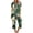 Green, variant on Atogsazn Women's Sleepwear Capri Pajama Sets Short Sleeve Two Piece Pjs Crew Neck Tops & Capri Pants with Pockets Army Green M