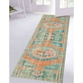thumbnail image 4 of Orange Rugs, Colorful Rugs, Turquoise Rug, Vintage Style Rug, Turkish Rug, 3D Printeds Rug, Decorative Rug, Large Rug, Colorful Rug, 2.6'x4' - 80x120 cm, 4 of 8
