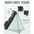 thumbnail image 2 of Lightweight Golf Stand Bag Holds 7 Clubs, with Two Way Dividers, Cooler Pocket & Multiple Storage Pockets for Men & Women, 2 of 7