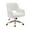 Cream, variant on Costaelm Home Office Adjustable Desk Chair with Wheels, Desert Sage