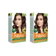 thumbnail image 1 of Nisha Crème Hair Color Pack 2, Permanent Brown Hair Dye Color, 100% Gray Coverage, No Ammonia, Dark Brown, 4.23 oz, 1 of 9