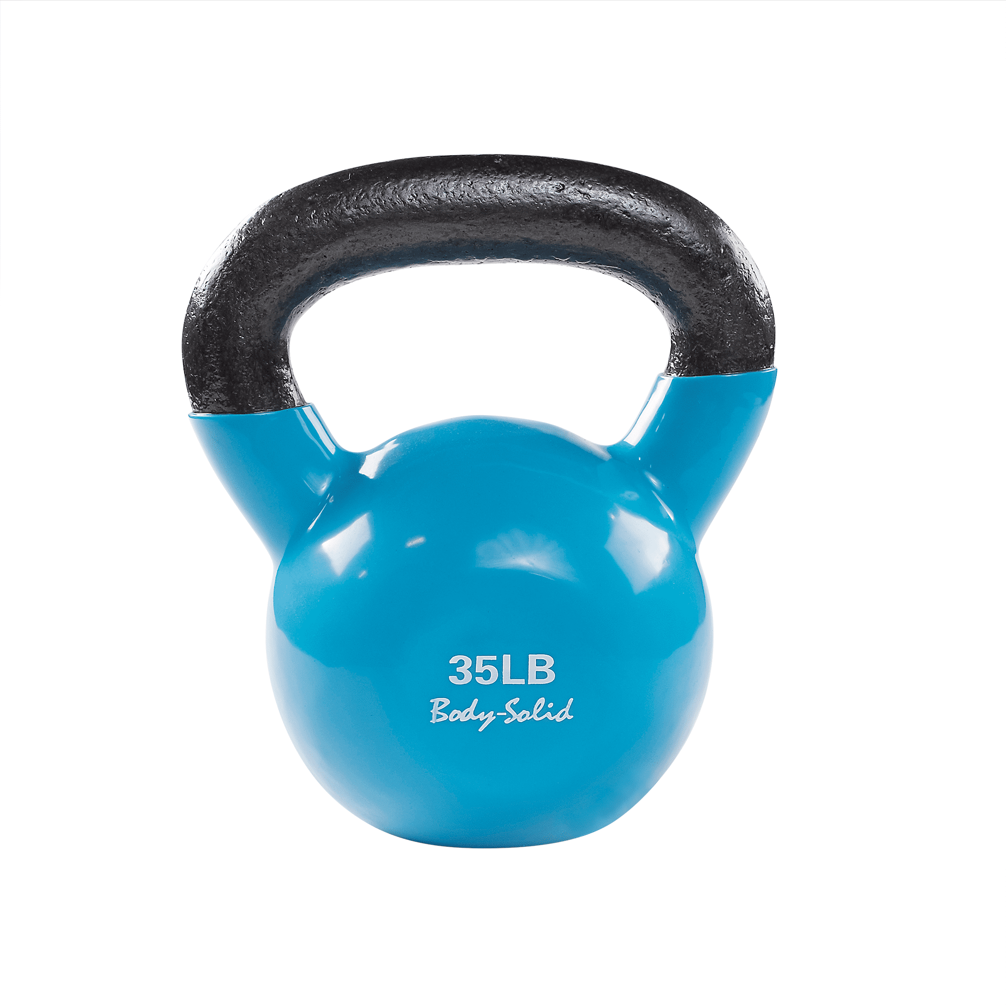 Body Solid Tools KBV35 35 lb. Vinyl Dipped Kettlebell