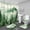 Green, variant on 4PCS Grey Misty Forest Mountain Bathroom Sets with Shower Curtain and Rugs, Nature Pine Tree Landscape Shower Curtain Sets with Rugs, Rustic Woodland Bathroom Curtains Shower Set