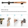 thumbnail image 4 of 2 Pieces Wall Mounted Baseball Bat Rack, Baseball Bat Holder, Baseball Bat Holder, Baseball Bat Holder Containers, for Baseball, Softball, Hockey Stic, 4 of 4