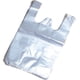 thumbnail image 1 of 100 bolsas de plástico transparente de 24 x 36 cm/9,4 x 14 pulgadas, bolsas de transporte tipo chaleco, bolsas para llevar alimentos, bolsas de comestibles para supermercado, 1 of 5