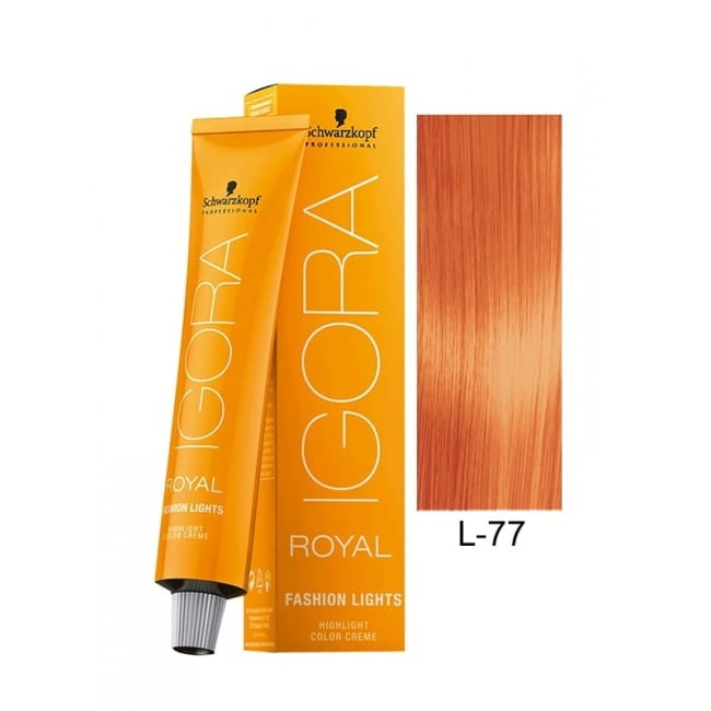 Schwarzkopf Pro Igora Royal Fashion Lights Hair Color (L77 Copper)
