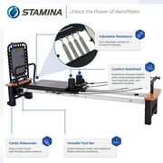 Stamina AeroPilates Pro Reformer Resistance System with Cardio Rebounder