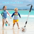 Sand Sifter, Beach Scoop, Telescoping Shovel for Seashell Hunting Shark