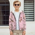 thumbnail image 5 of chaqlin Pink Camo Hunting Hoodies for Girls 14-16 School Full-Zip Sweatshirts Boys Long Sleeve Hooded Jacket Casual Outerwear with Pocket Fall Winter Clothes, 5 of 7
