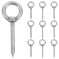 thumbnail image 1 of COMPUKAS 10Ud Con Tornillo De Acero Inoxidable Para Colgar Cestas Y Plantas Exteriores, 1 of 8
