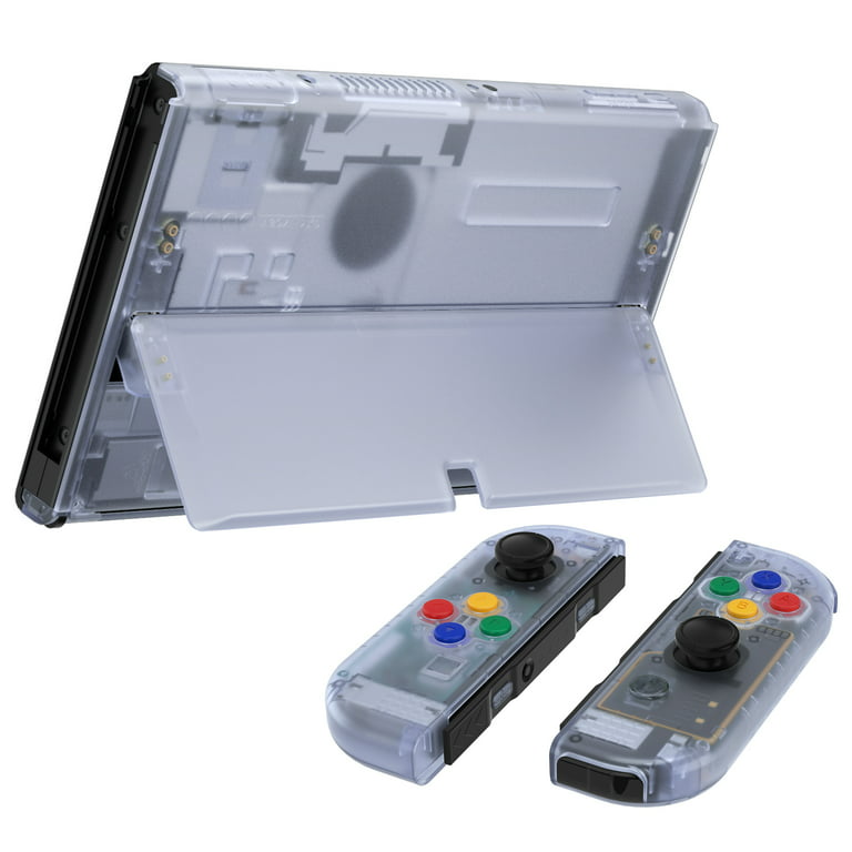 eXtremeRate Clear Blue Replacement Full Housing Shell for Nintendo