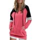 thumbnail image 3 of Sudadera con capucha Onlypuff para mujer, color melocotón, talla S, 3 of 5