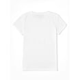 thumbnail image 3 of SHESIINN Circle Rock Band Pattern T-Shirt, Short Sleeve Casual Round Neck Top, Spring/Summer Women's Wear, 3 of 9