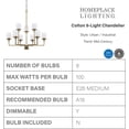 thumbnail image 3 of Capital Lighting 428891AD-451 Colton 9 Light 38" Wide Chandelier - Brass, 3 of 5