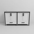 thumbnail image 5 of Ziva 60 in W x 22 in D White Double Bath Vanity and Cultured Marble Top, 5 of 8