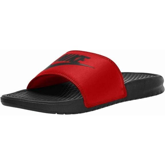 Nike Men's Benassi Just Do It Sandal, red Orbit/Black-Anthracite, 9 Regular US