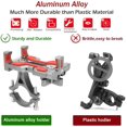 thumbnail image 2 of Bike Phone Mount, Phone Holder for Bicycle/Motorcycle, Universal Cell Phone Cradle Clamp Handlebar Rack, for iPhone X XS MAX XR 8 7 6 Plus, Samsung S9 S8 S7 S6 S5 Edge Note LG, 2 of 8