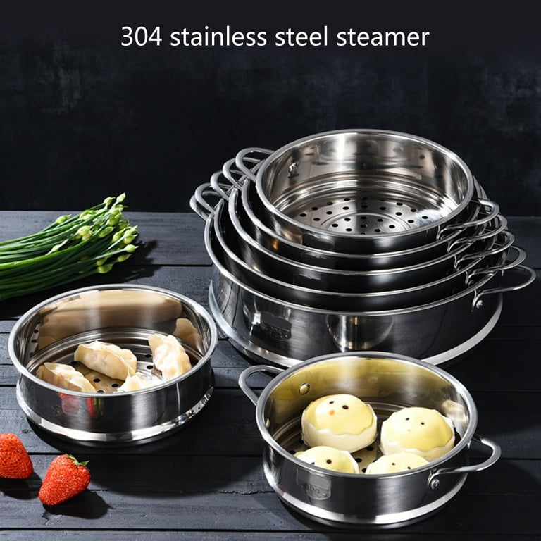 304 Stainless Steel Round Steamer Rack Insert Stock Pot Steaming